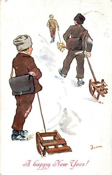 A happy New Year! Vorderseite