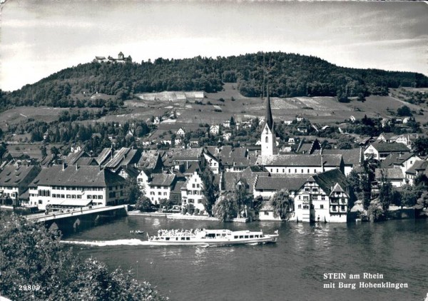 Stein am Rhein mit Burg Hohenklingen Vorderseite