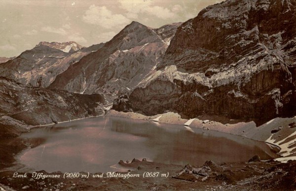 Iffigsee und Mittaghorn, Lenk Vorderseite