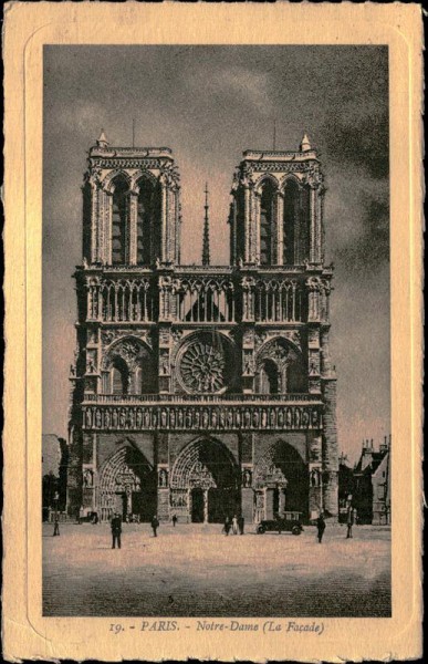 Kathedrale Notre-Dame de Paris Vorderseite
