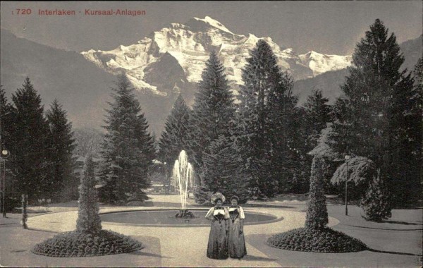 Interlaken - Kursaal-Anlagen Vorderseite
