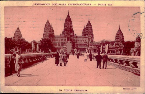 Tempel D'Angkor-Vat Vorderseite