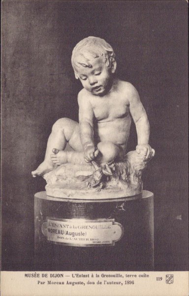 Musée de Dijon, l'enfant à la Grenouille