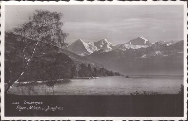 Thunersee - Eiger, Mönch und Jungfrau