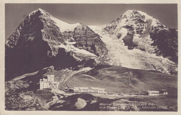 Kleine Scheidegg mit Eiger und Mönch