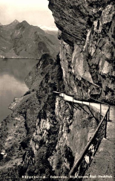 Bürgenstock Felsenweg Vorderseite
