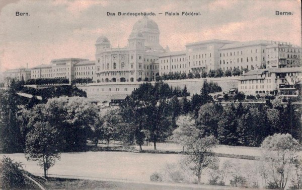 Bern, Das Bundesgebäude Vorderseite