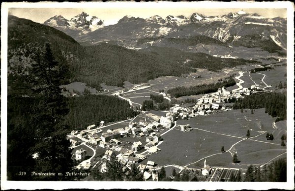 Pontresina mit Julierkette Vorderseite