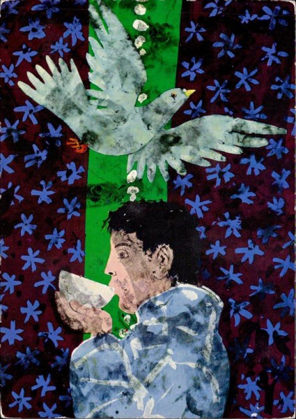 Nach einer Tempera - Malerei von Max Hunziker Vorderseite