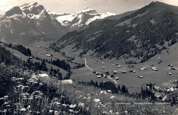 Feutersoey, Sanetschhorn, Oldenhorn Vorderseite