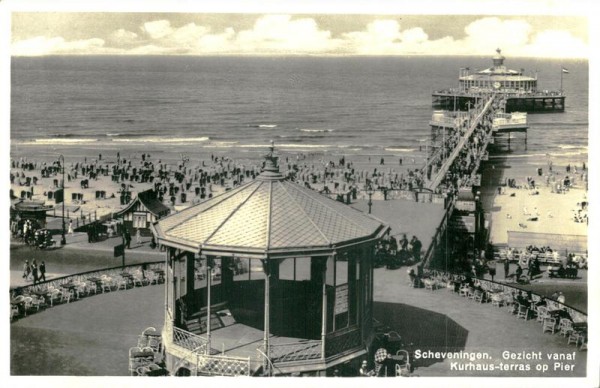 Scheveningen,Ggezicht vanaf Vorderseite