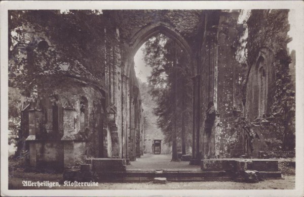 Allerheiligen, Klosterruine