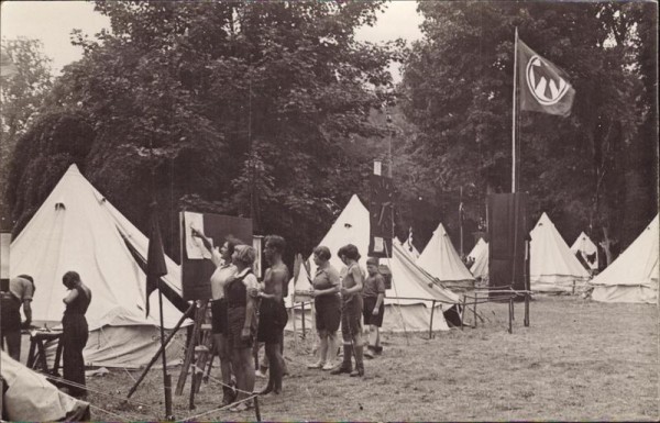 Internationale Falkenbewegung, Sozialistische Internat. Bildung, Verneuil 1935 Vorderseite