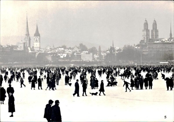 Zürich, Seegfrörni 1963 Vorderseite