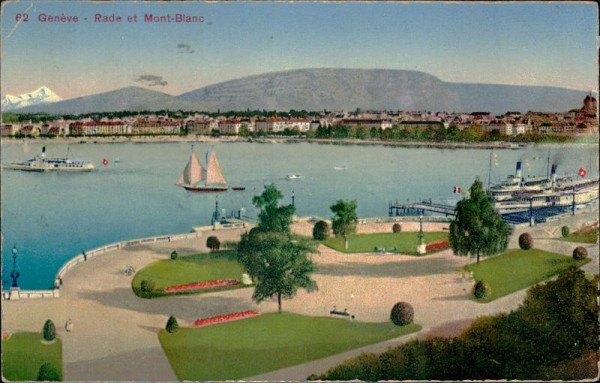 Genève - Rade et Mont-Blanc Vorderseite