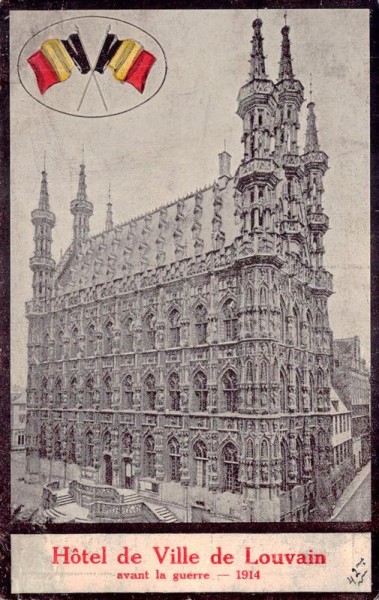Hotel de Ville de Louvain Vorderseite