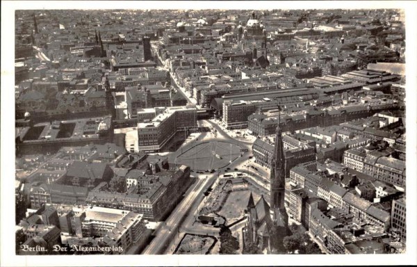 Berlin - Der Alexanderplatz Vorderseite