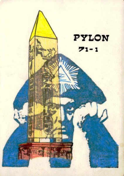QSL- Karte, Pylon 71-1, Reussbühl Vorderseite