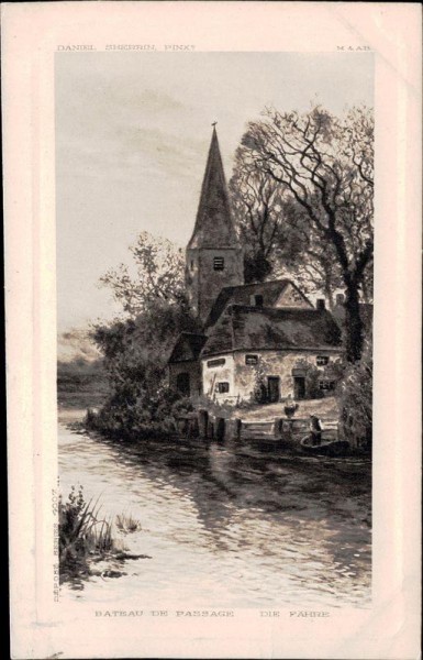 Bateau de passage, die Fähre, Daniel Sherrin Vorderseite