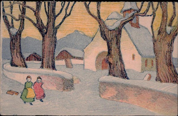 bei der Kirche Vorderseite