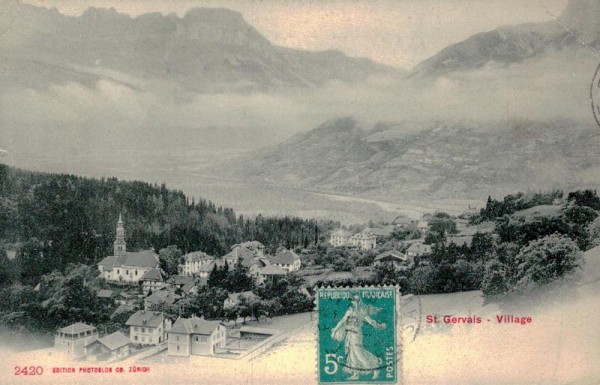 St.Gervais, Village Vorderseite
