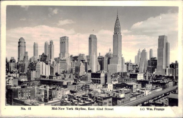 New York City - Skyline Vorderseite
