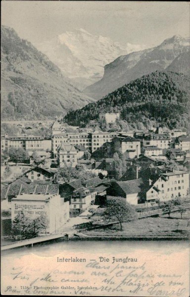 Interlaken - Die Jungfrau Vorderseite