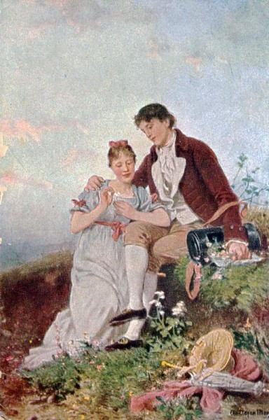 A.v. Liezen-Mayer; Wozu die Blumen fragen, ob ich dich liebe? Vorderseite