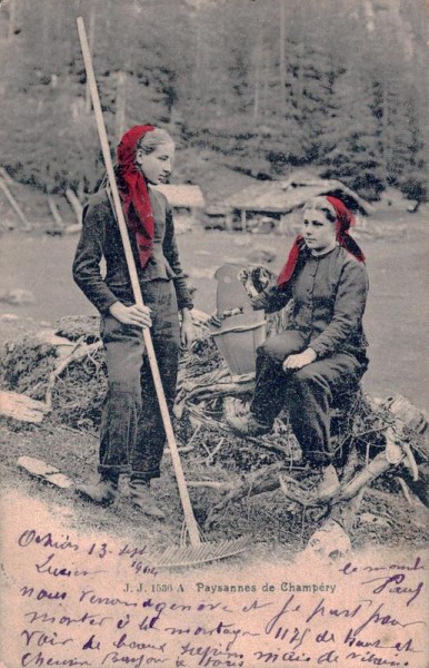 Paysannes de Champéry Vorderseite