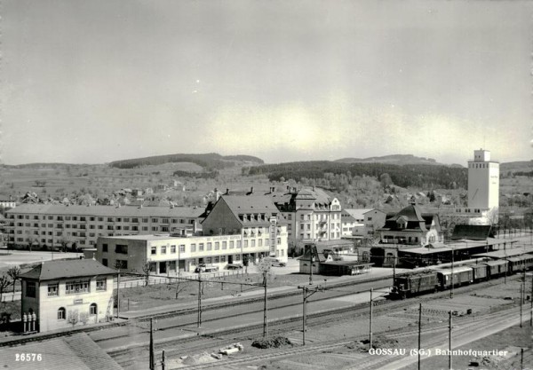 Gossau SG, Bahnhofquartier Vorderseite