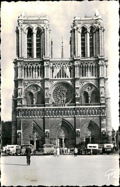 Paris/La Cathédrale Notre-Dame Vorderseite