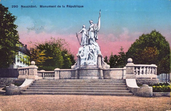 Neuchâtel. Monument de la République