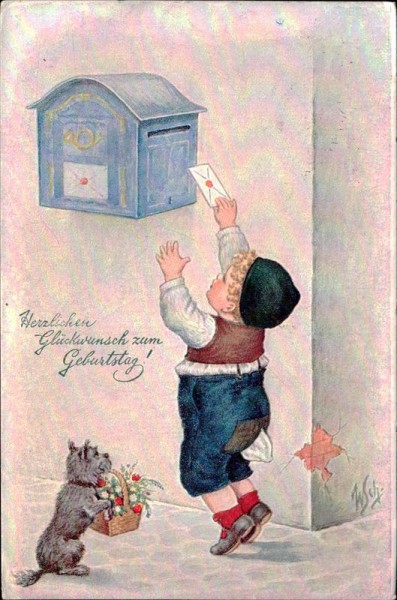 Glückwunsch zum Geburtstag Vorderseite