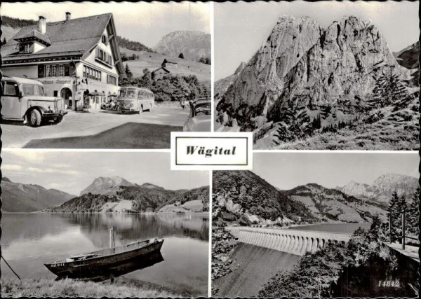 Wägital, Innerthal, Gasthaus Stausee Vorderseite