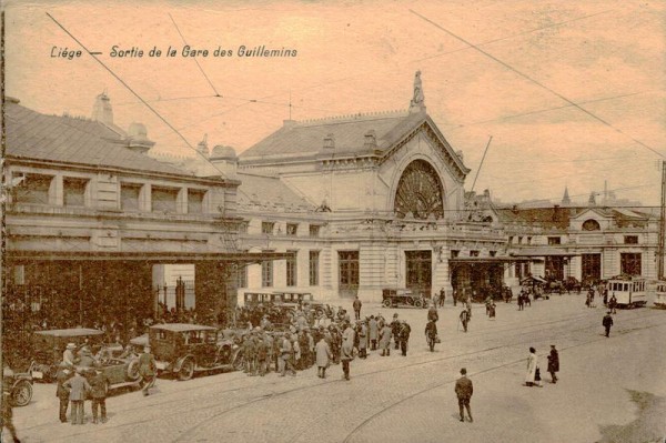 Liége-Sortie de la gare des Guilemins Vorderseite
