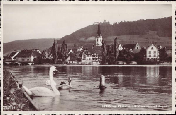 Stein am Rhein mit Schloss Hohenklingen