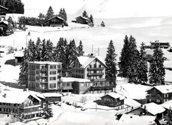 Hotel - Restaurant Waldhaus, Valbella Lenzerheide - Flugaufnahmen Vorderseite