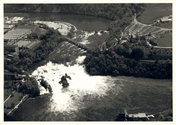 8212 Neuhausen am Rheinfall, SIG allCap AG/ Schloss Laufen mit Rheinfall Vorderseite