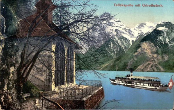 Tellskapelle mit Urirothstock. Vorderseite