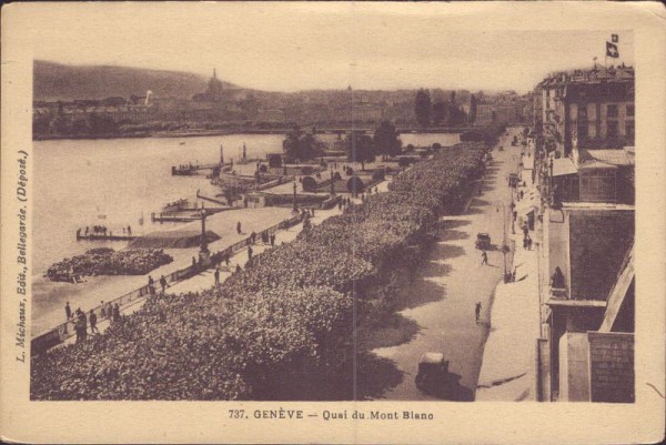 Genève - Quai du Mont Blanc