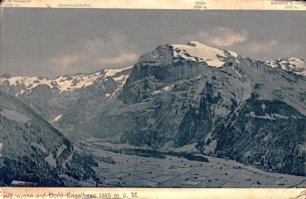 Engelberg mit Titlis Vorderseite