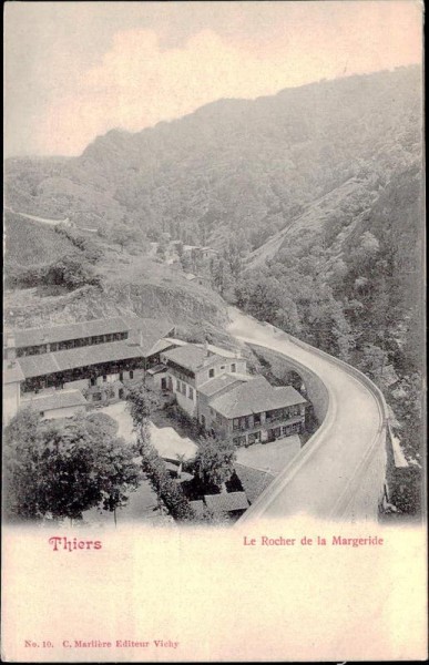 Thiers, Le rocher de la Margeride Vorderseite