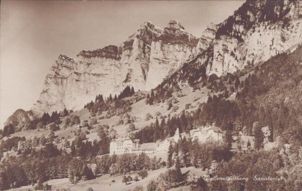 Walenstadtberg, Sanatorium Vorderseite