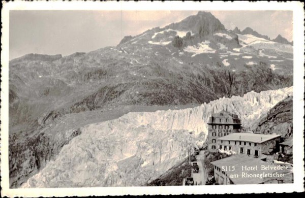 Hotel Belvedere am Rhonegletscher Vorderseite