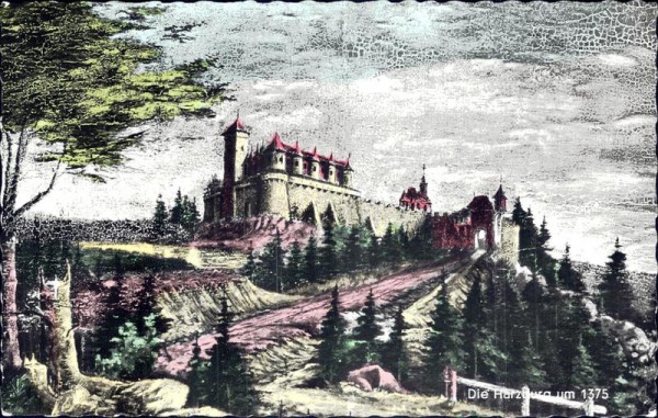 Die Harzburg Vorderseite