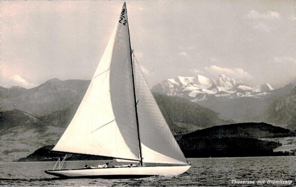 Thunersee mit Blümlisalp Vorderseite