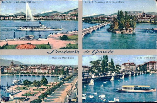 Souvenir de Genève Vorderseite