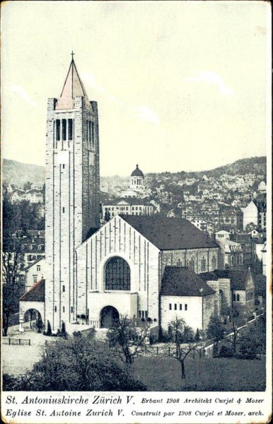 St. Antoniuskirche Zürich Vorderseite