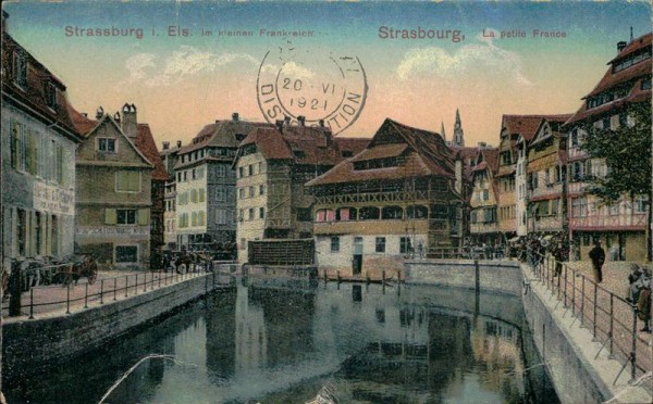 Strassburg i. Els. im kleinen Frankreich Vorderseite