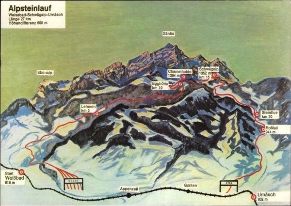 Alpsteinlauf Vorderseite